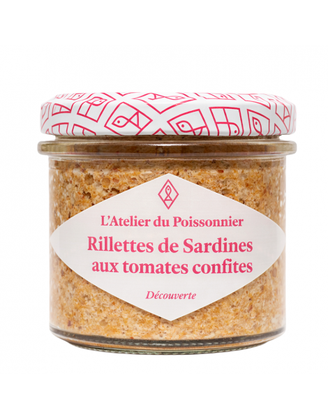 Rillettes de sardines tomates confites 90g