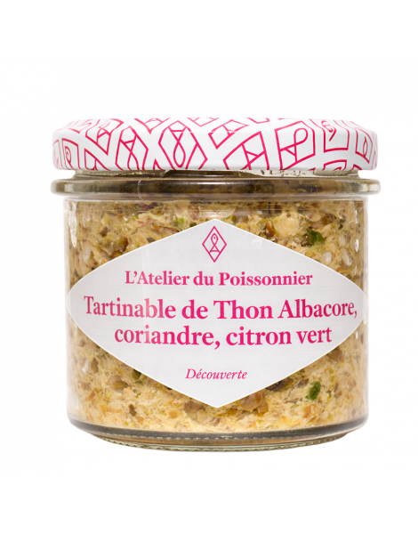 Tartinable de thon, coriandre et citron vert 90g