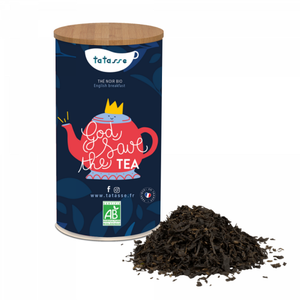 Thé noir bio English Breakfast - God Save the Tea - Tatasse