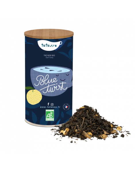 Thé noir bio Earl Grey - Blue Twist - Tatasse