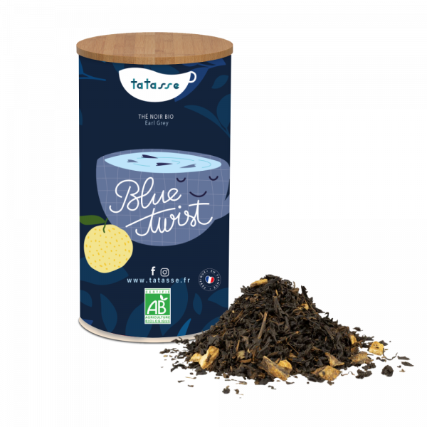 Thé noir bio Earl Grey - Blue Twist - Tatasse