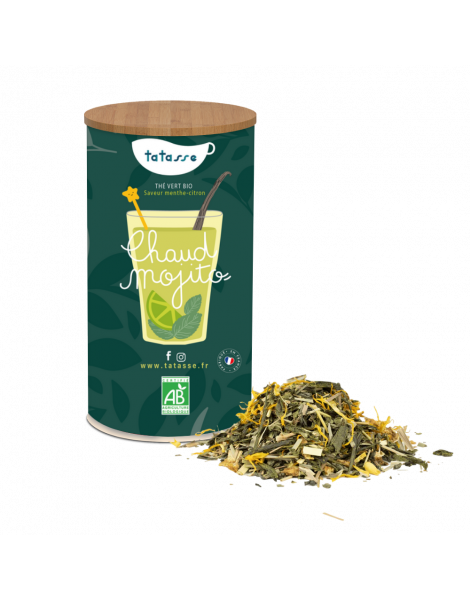 Thé vert bio menthe-citron Tatasse 100g