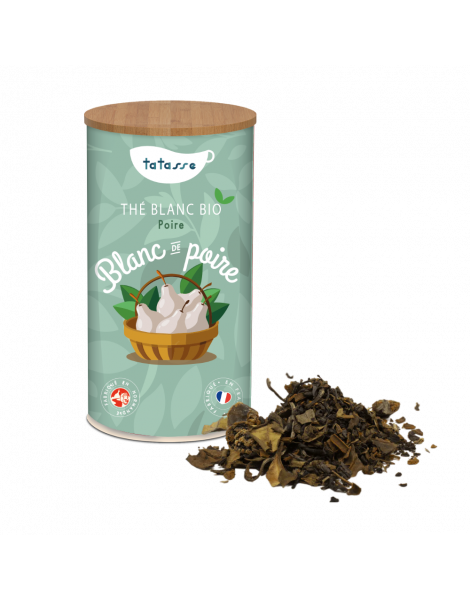 Thé blanc bio Poire - Blanc de Poire - Tatasse