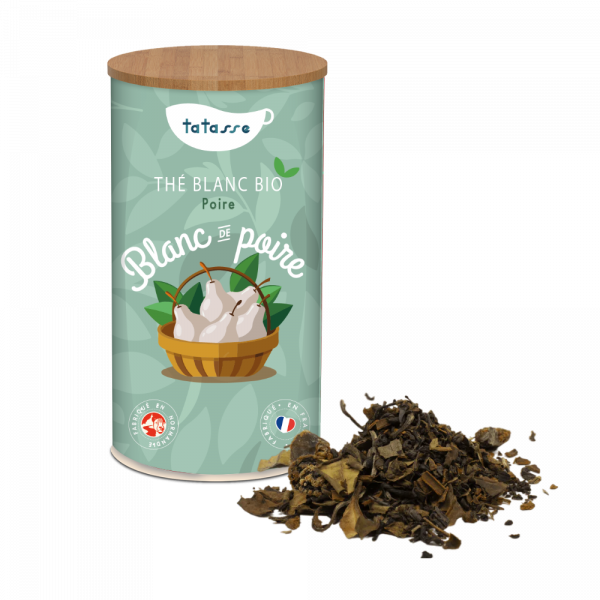 Thé blanc bio Poire - Blanc de Poire - Tatasse