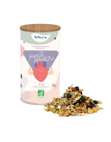 Tisane bien-être bio énergisante - Punch Power - Tatasse
