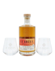 Coffret Whisky Single Cask Finition Calvados + 2 verres