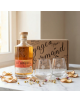 Coffret Whisky Single Cask Finition Calvados + 2 verres