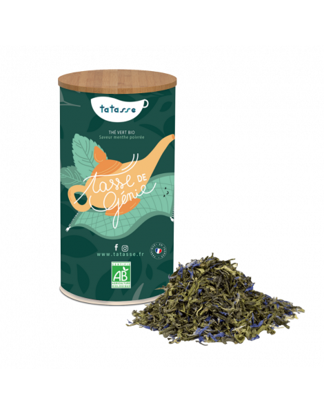 Thé vert bio Menthe poivrée - Tasse de Génie - Tatasse