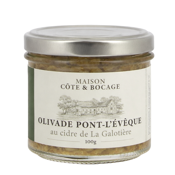 Olivade Pont-l'Evêque au cidre La Galotière Maison Cote Et Bocage 100g