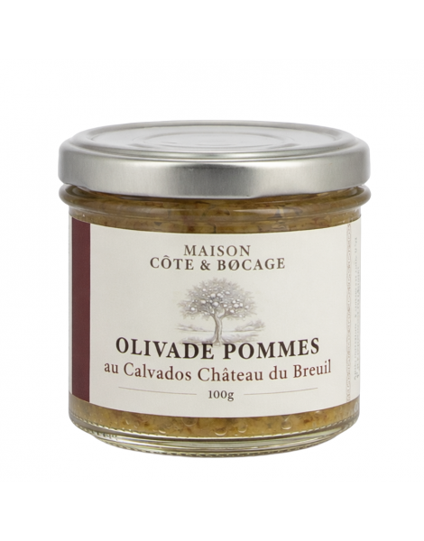 Olivade Pommes au Calvados Château du Breuil Maison Cote Et Bocage 100g