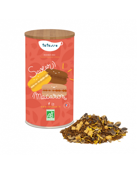 Rooibos bio Caramel - Saveur Macaron - Tatasse