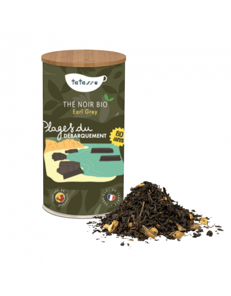 Thé noir bio Earl Grey - Plages du Débarquement - Tatasse