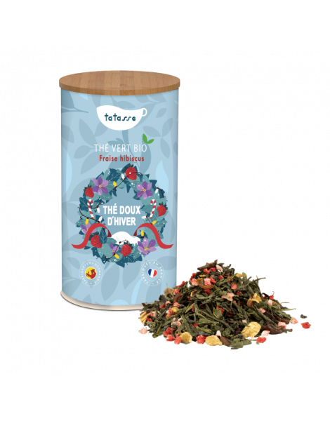 Tisane fruitée bio fraise hibiscus - Thé doux d'hiver