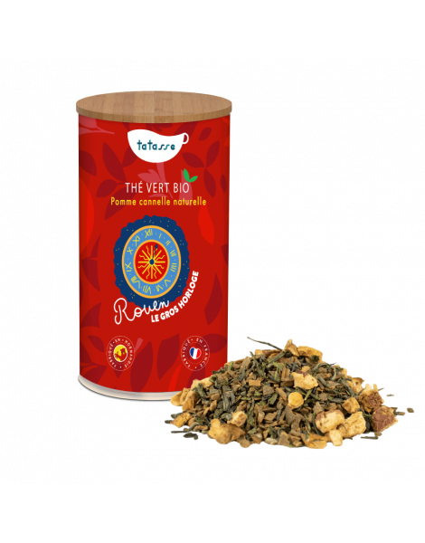 Thé vert bio pomme cannelle Rouen Tatasse 100g