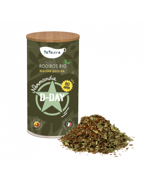 Normandie D-Day Rooibos Bio Menthe Poivrée en Vrac — Tatasse