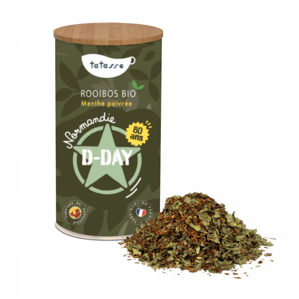 Normandie D-Day Rooibos Bio Menthe Poivrée en Vrac — Tatasse