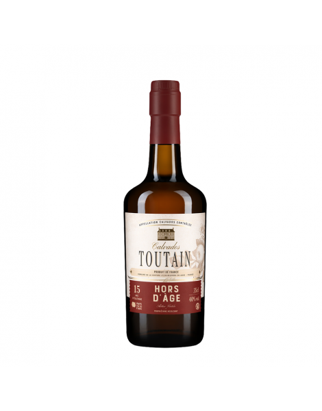 Calvados Hors d'âge 15 ans Toutain 35cl 40%