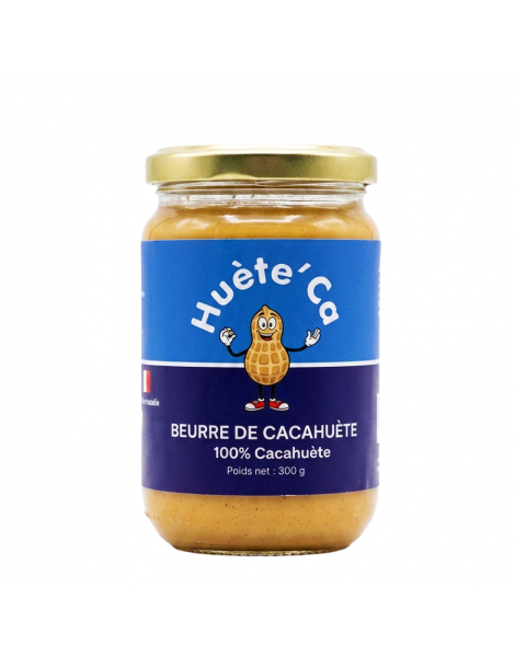 100% Beurre de cacahuète sans sucre 300g Huète'Ca