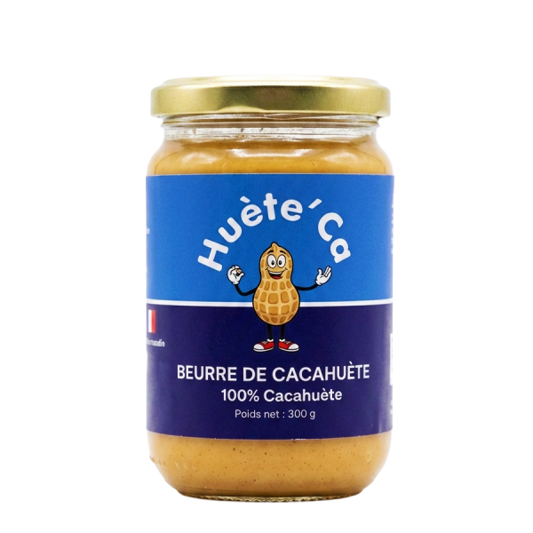 100% Beurre de cacahuète sans sucre 300g Huète'Ca