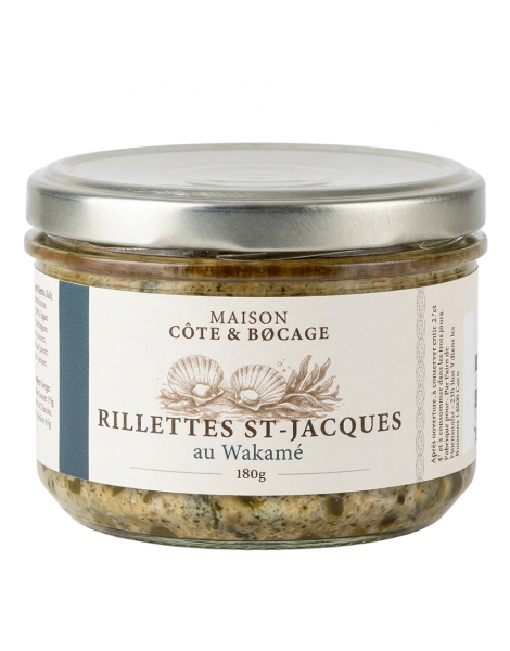 Rillettes de Saint-Jacques aux Wakamé 180g Maison Côte & Bocage