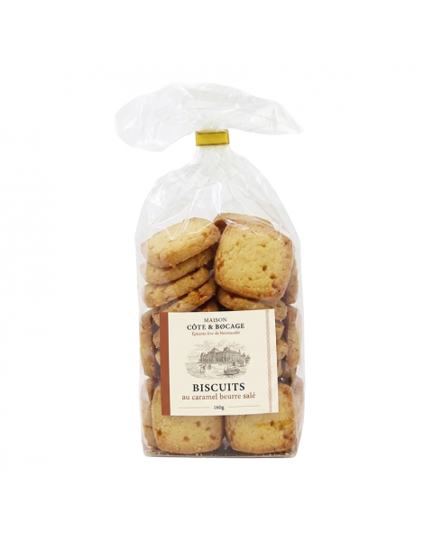 Biscuits au caramel beurre salé Maison Côte & Bocage 160g