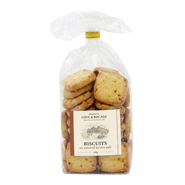 Biscuits au caramel beurre salé Maison Côte & Bocage 160g