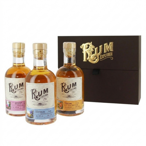 Le coffret rhums "Voyage autour du monde" Château du Breuil