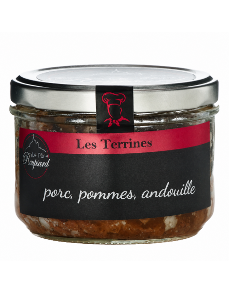 Terrine de porc, pomme, andouille Roupsard 180g