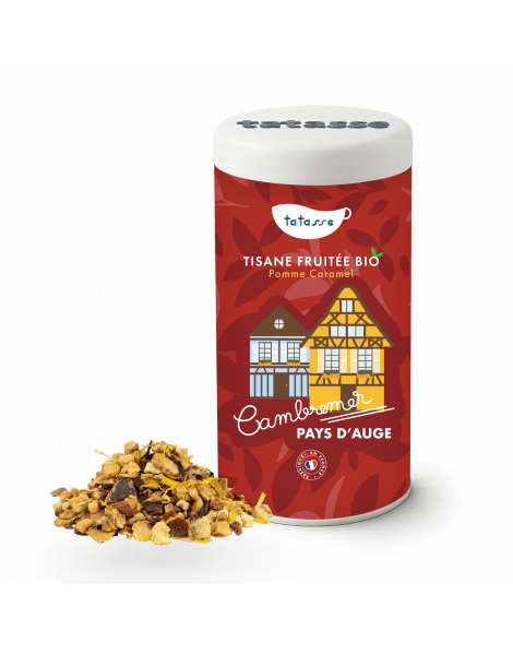 Infusion fruitée bio pomme caramel - Cambremer Pays d’Auge - Tatasse
