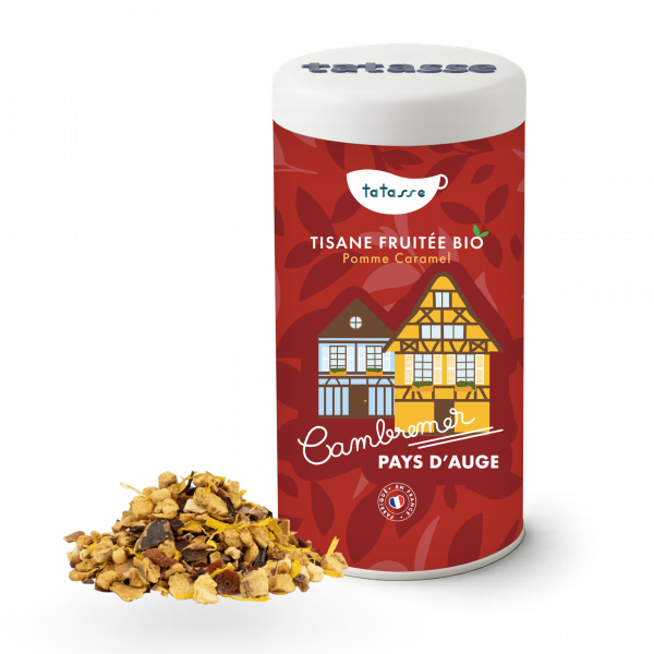 Infusion fruitée bio pomme caramel - Cambremer Pays d’Auge - Tatasse
