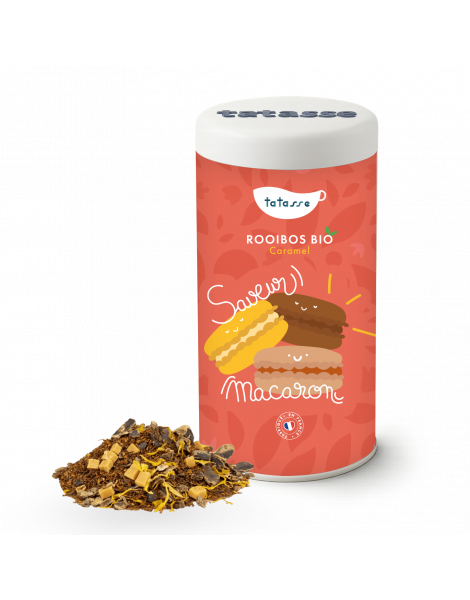 Rooibos bio Caramel - Saveur Macaron - Tatasse