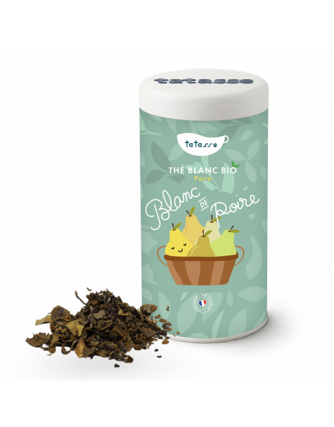 Thé blanc bio Poire - Blanc de Poire - Tatasse