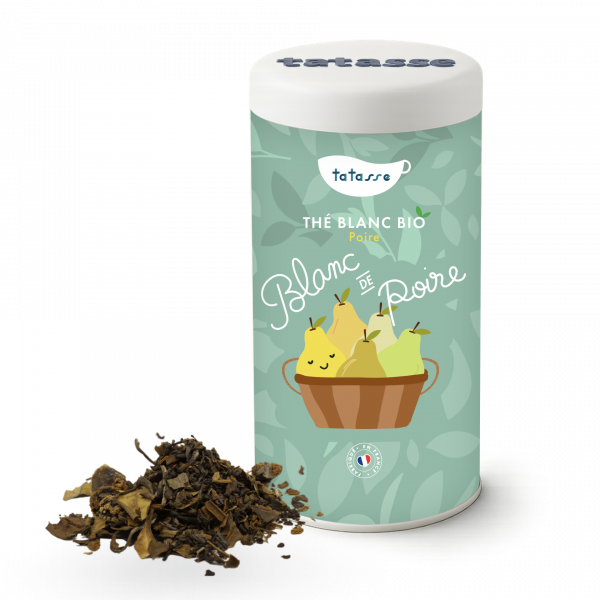 Thé blanc bio Poire - Blanc de Poire - Tatasse