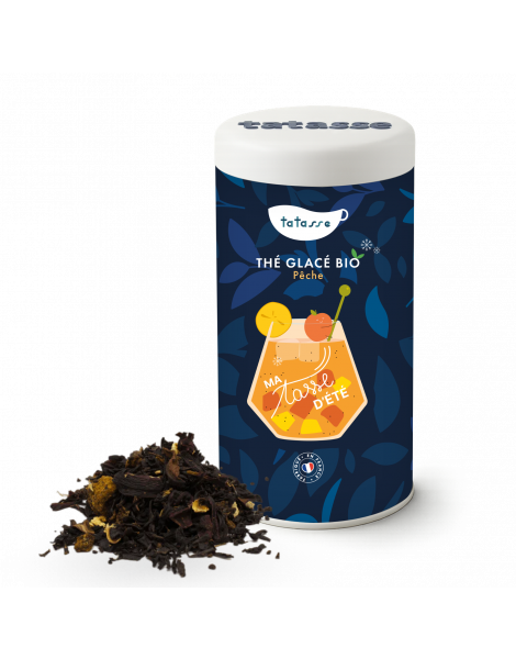 Thé glacé bio pêche - Ma tasse d'été - Tatasse