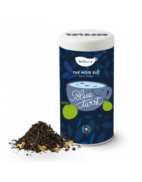 Thé noir bio Earl Grey - Blue Twist - Tatasse