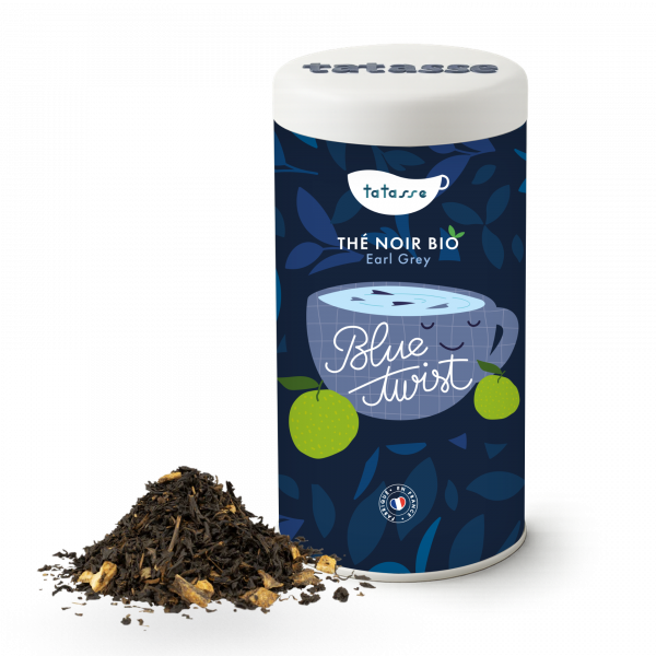 Thé noir bio Earl Grey - Blue Twist - Tatasse