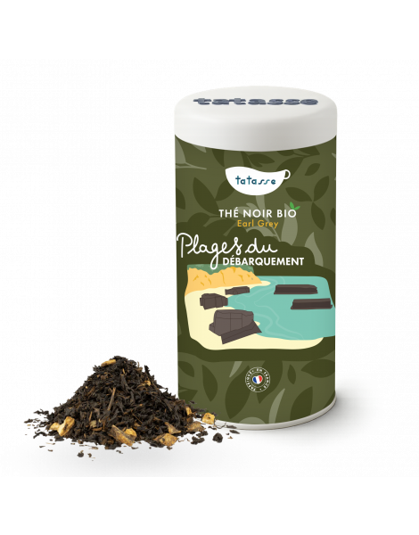 Thé noir bio Earl Grey - Plages du Débarquement - Tatasse