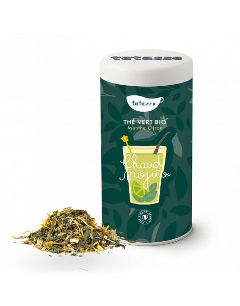 Thé vert bio Menthe citron - Chaud Mojito - Tatasse