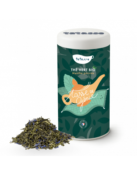 Thé vert bio Menthe poivrée - Tasse de Génie - Tatasse