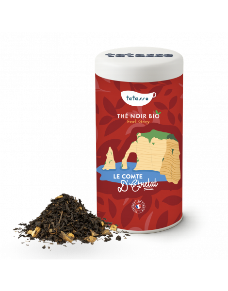 Thé noir bio Earl Grey - Comte d'Etretat - Tatasse