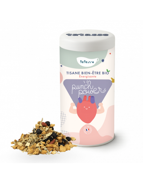 Tisane bien-être bio énergisante - Punch Power - Tatasse