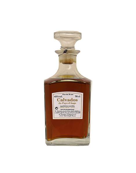 Carafe Calvados 20 ans Dupont 42%vol 70cl