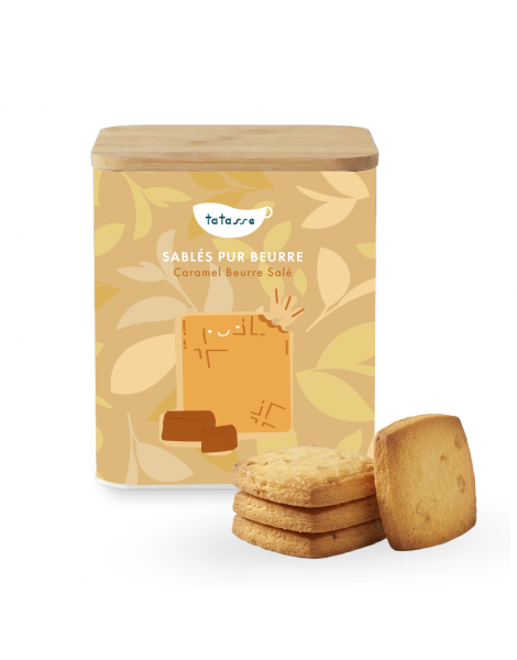Sablés pur beurre Caramel Beurre Salé - Tatasse - 120g