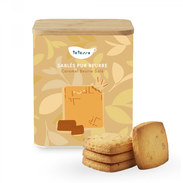 Sablés pur beurre Caramel Beurre Salé - Tatasse - 120g
