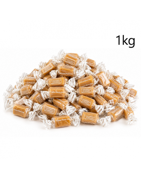 Caramels d'Isigny en vrac fondants 1kg