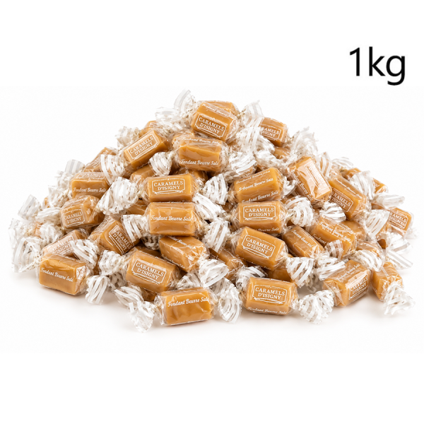 Caramels d'Isigny en vrac fondants 1kg