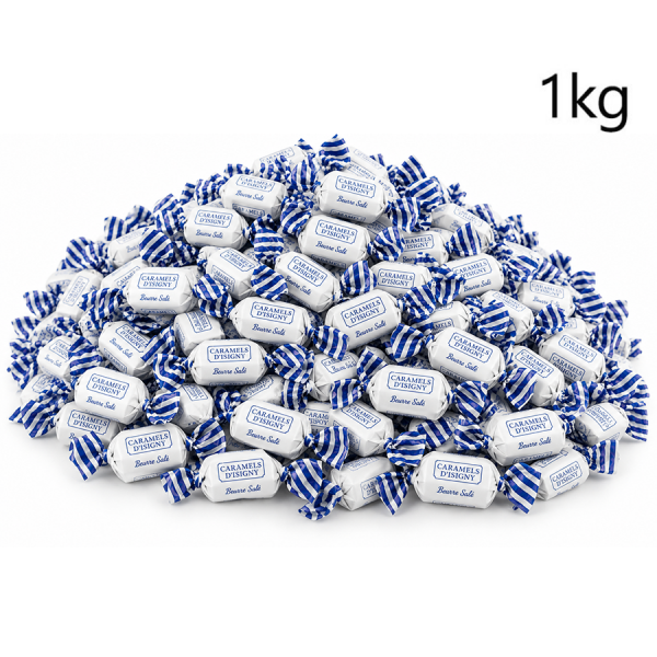 Caramels d'Isigny en vrac au beurre salé 1kg