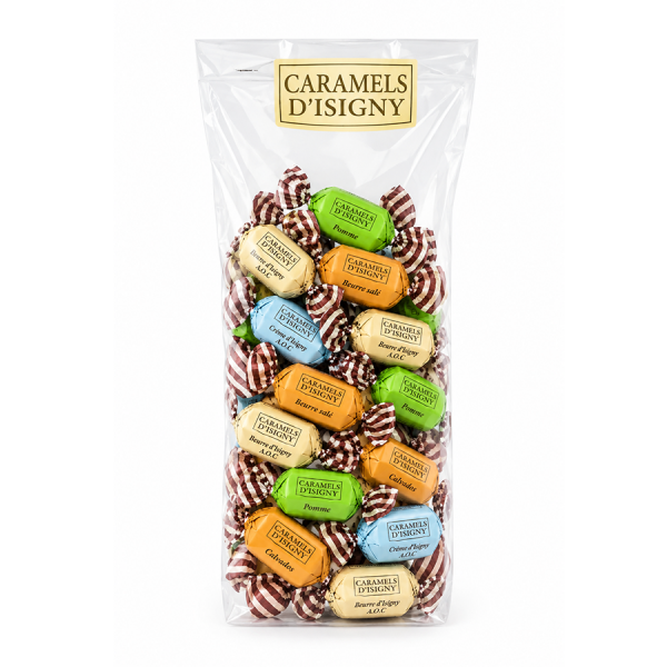 Sachet de caramels d'Isigny fondants au beurre salé 200g