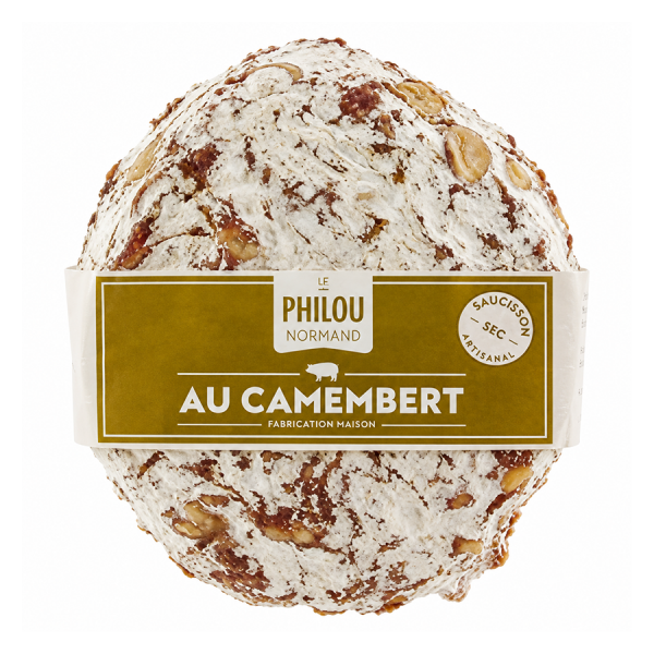 Saucisson sec au Camembert Le philou normand 220g
