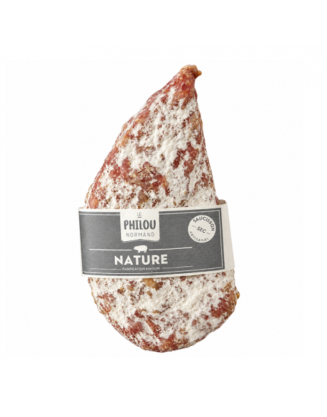 Saucisson sec nature Le philou normand 220g